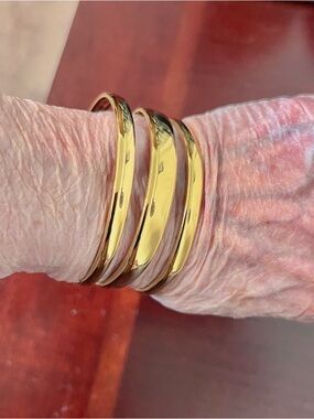 Ben Oni 18K Gold electroplated Stainless Steel Bracelet